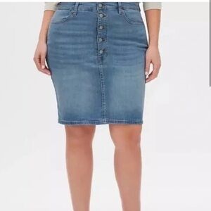 Banana Republic Denim Pencil Skirt